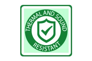 Thermal and sound resistant